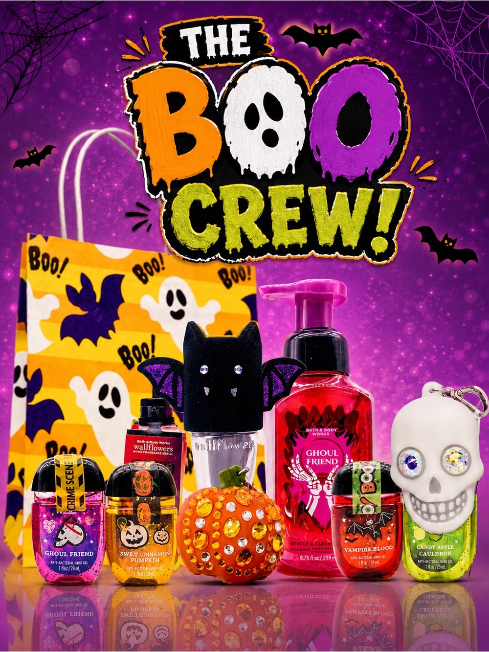 Bath & Body Works The Boo Crew 9 Pc Halloween Collector Gift Set